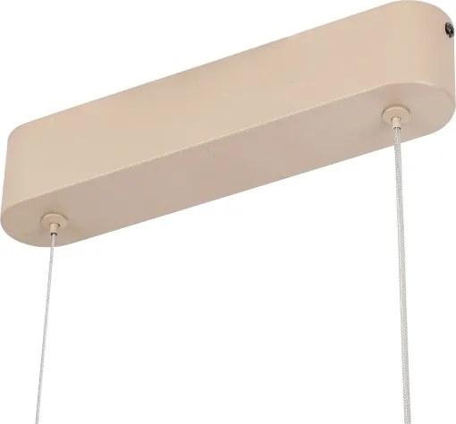 Brilagi-LED Lampadario dimmerabile a sospensione TWISTER LED/60W/230V 3000-6000K beige + telecomando