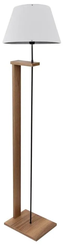 Lampada da terra AYD 1xE27/40W/230V bianco/marrone