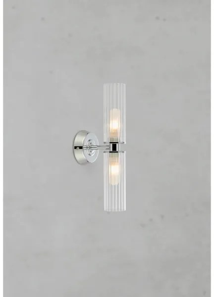 Markslöjd 109027 - Applique da bagno RIMINI 2xG9/20W/230V IP44 cromo lucido