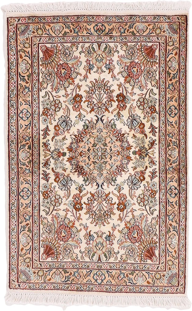 Cashmere Silk Tappeto persiano 100x60 (Iran) Annodato A Mano