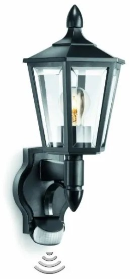 Steinel 617813 - Lampada da parete con sensore per esterno L 15 1xE27/60W/230V