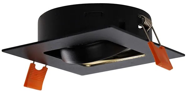 Faretto da incasso intelligente moderno nero con WiFi GU10 - Artemis