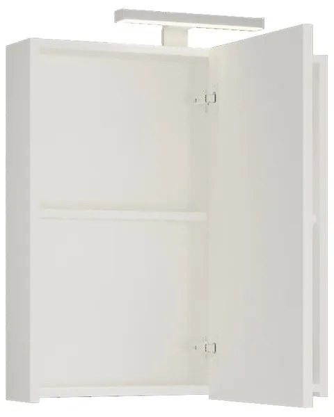 Kamalu - Composizione bagno sospesa 65 cm colore bianco opaco | LAC-EOLO-65