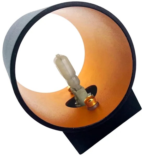 Applique SQUALLA TUBA 1xG9/50W/230V nero/oro