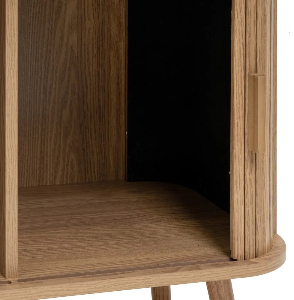 Libreria di colore naturale con effetto rovere 80x172x40 cm Elia – Casa Selección