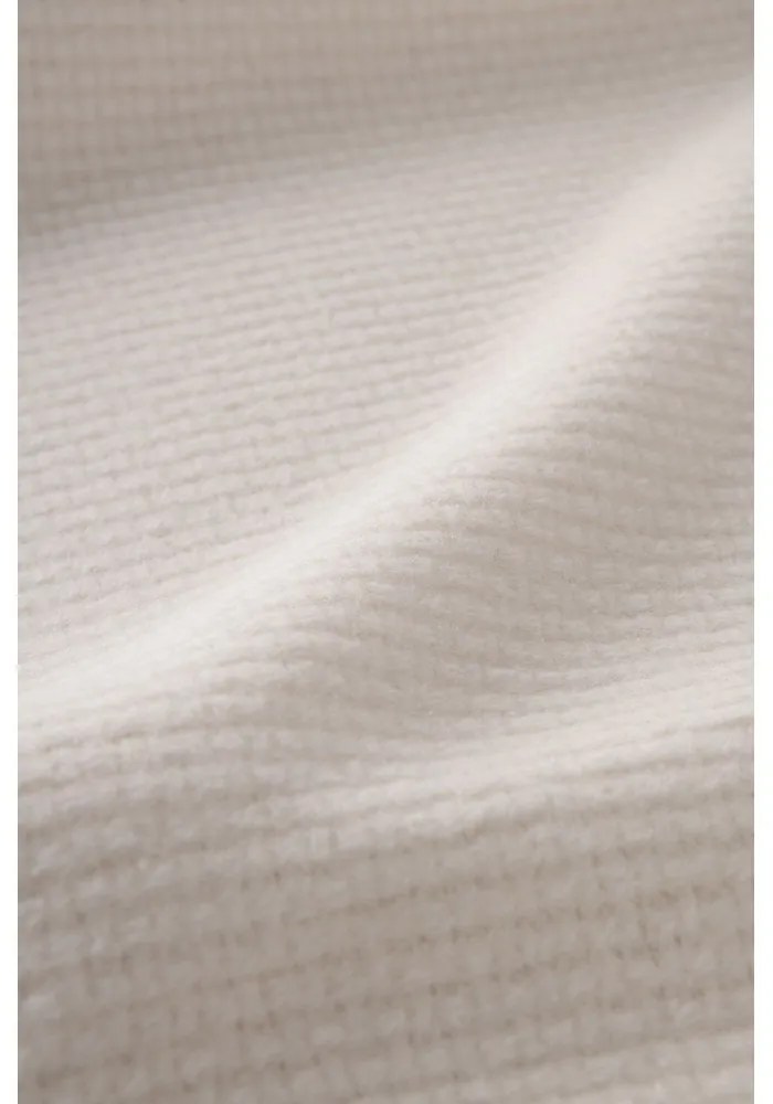 Plaid crema con contenuto di cotone , 140 x 180 cm Zen - Euromant