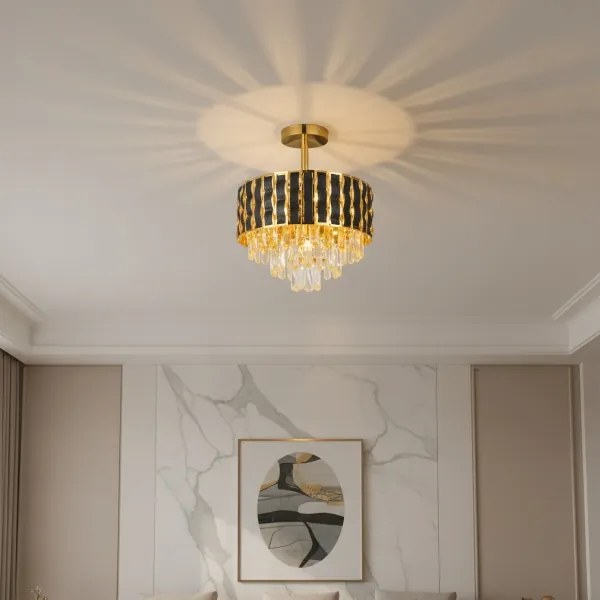 Brilagi - Lampadario a plafone CRISTAL 5xE14/40W/230V Ø 38 cm