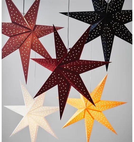 Markslöjd 704902 - Decorazione di Natale CLARA 1xE14/6W/230V 75 cm rosso