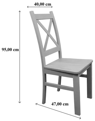 Sedia da pranzo NATE nera