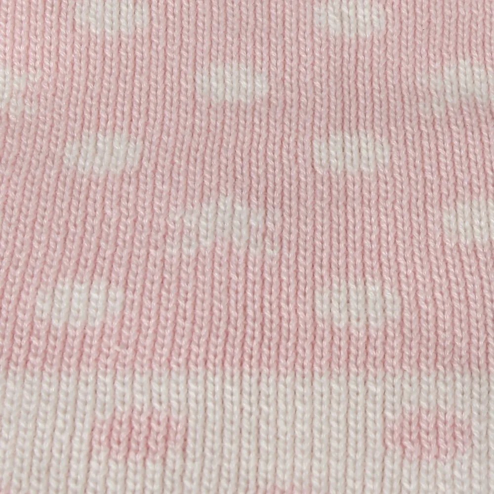 Coperta in cotone rosa Baby Dots, 90 x 90 cm - Homemania Decor