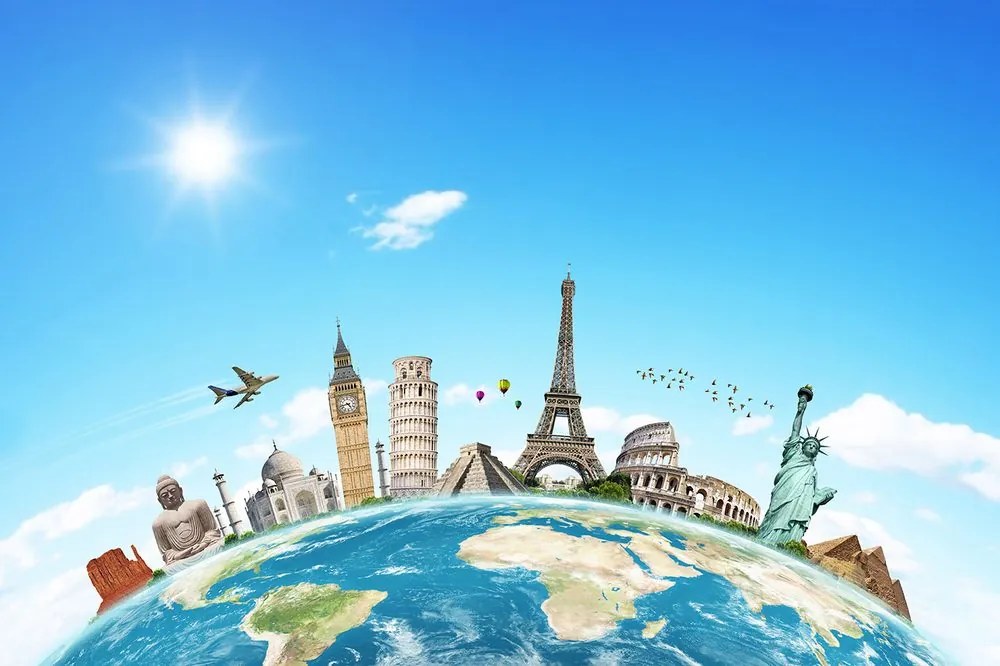 Carta da parati – Viaggio intorno al mondo