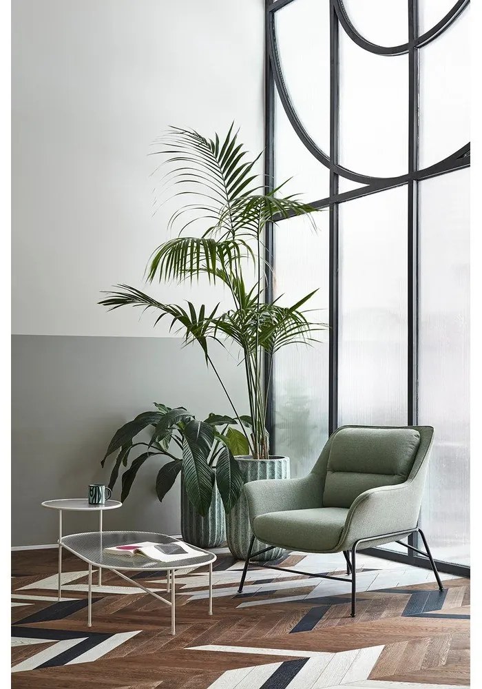 Poltrona grigio-verde Sadira - Teulat