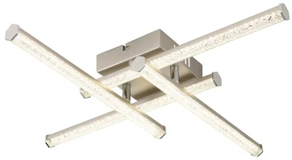 Globo 67346-24 - Plafoniera LED KIRINA LED/24W/230V 4000K cromo opaco