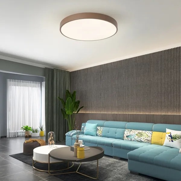 Brilagi - Plafoniera dimmerabile POOL LED/60W/230V 3000-6000K 60 cm marrone + telecomando