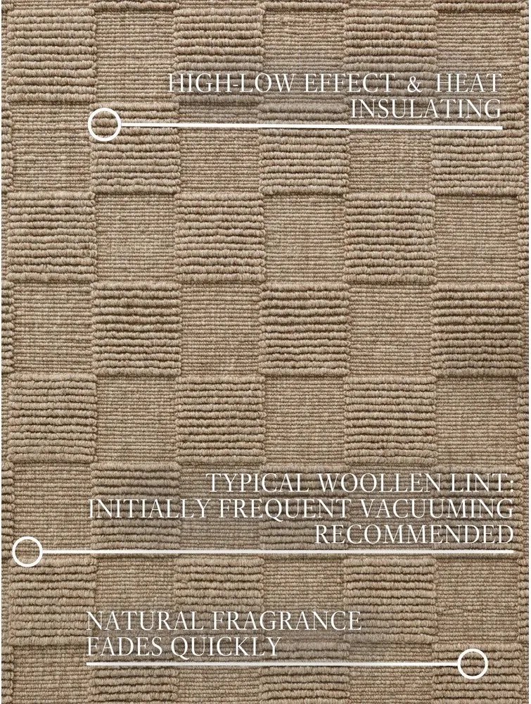 Tappeto marrone in lana tessuto a mano 120x170 cm Scala – Villeroy&amp;Boch