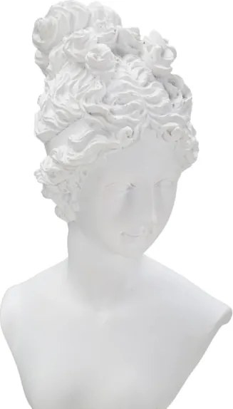 Scultura Statua Woman Con Piedistallo Cm 11X10,5X35,5