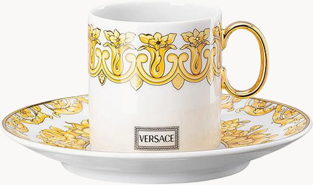 Tazzina da caffè con piattino in porcellana Medusa Rhapsody