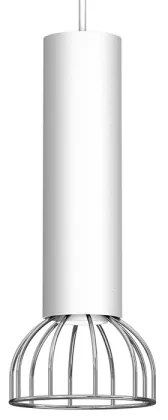 Lampadario su corda DANTE 1xGU10/25W/230V argento/cromo lucido