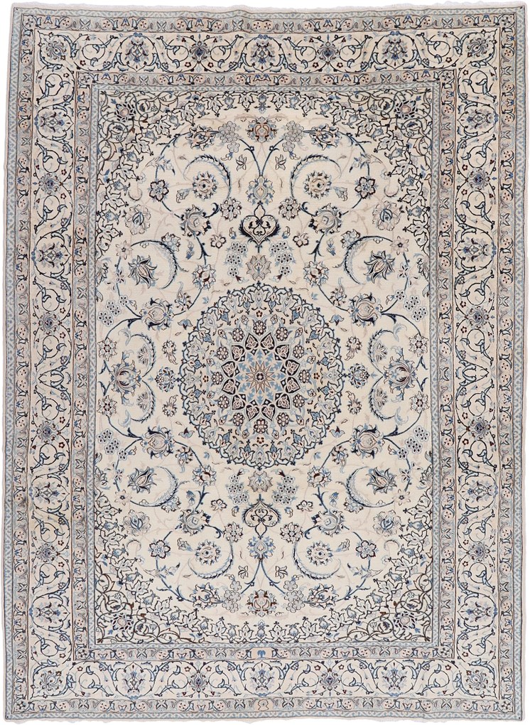 Nain Tappeto persiano 350x260 (Iran) Annodato A Mano