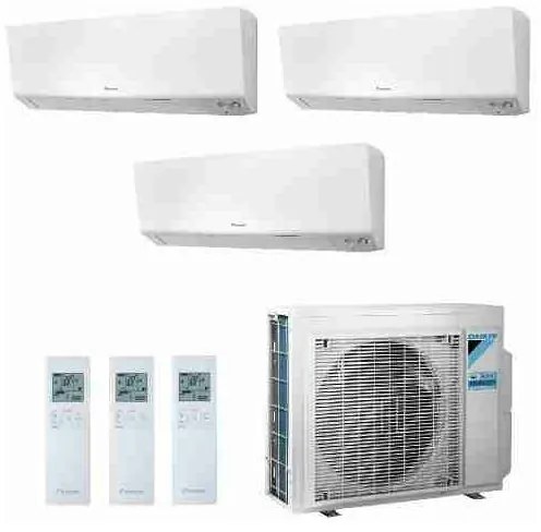Daikin - Climatizzatore Condizionatore Trialsplit perfera 3MXM52A + FTXM20R + FTXM20R+FTXM20R 7+7+7 7000+7000+7000 btu modello 2022 wifi incluso