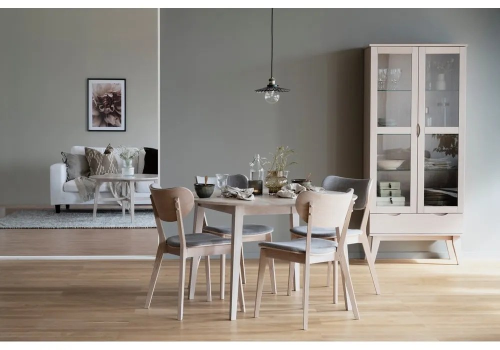 Sedie da pranzo grigie in set di 2 Kato - Rowico