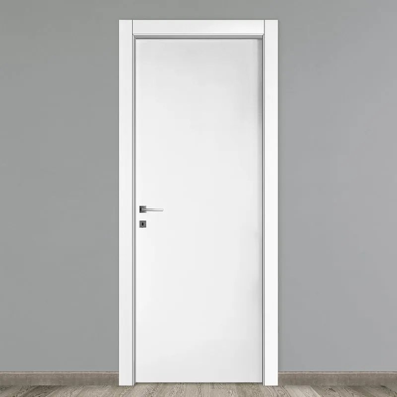 Porta battente Oxford bianco L 60 x H 210 cm reversibile