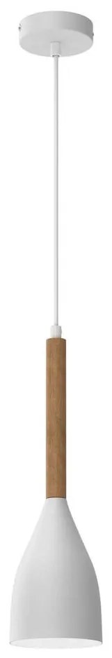 Lampadario su filo MUZA NEW 1xE27/60W/230V bianco