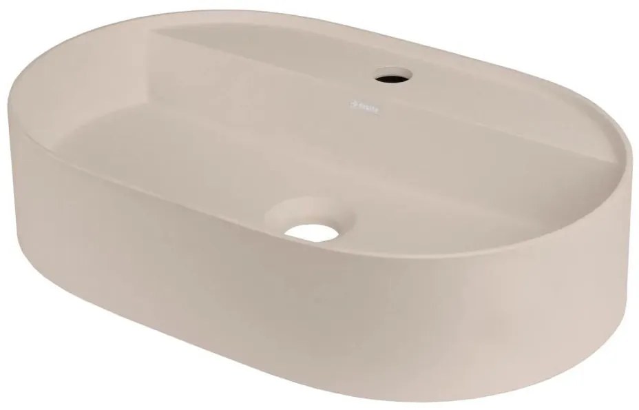 Deante CQS_5U6B SILIA 35x55 cm lavabo da appoggio granit/beige con foro
