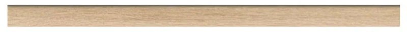 Piastrella battiscopa Courchevel colore beige H 6.5 x L 120 cm x Sp 9 mm