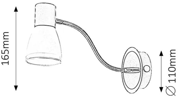 Rabalux 5975 - Faretto ATI E14/15W