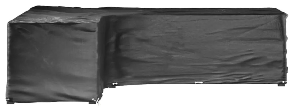 Coperture mobili da giardino a l 2pz 18 occhielli 220x285x80cm