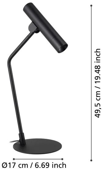 Eglo 900908 - Lampada da tavolo LED ALMUDAINA LED/5W/230V