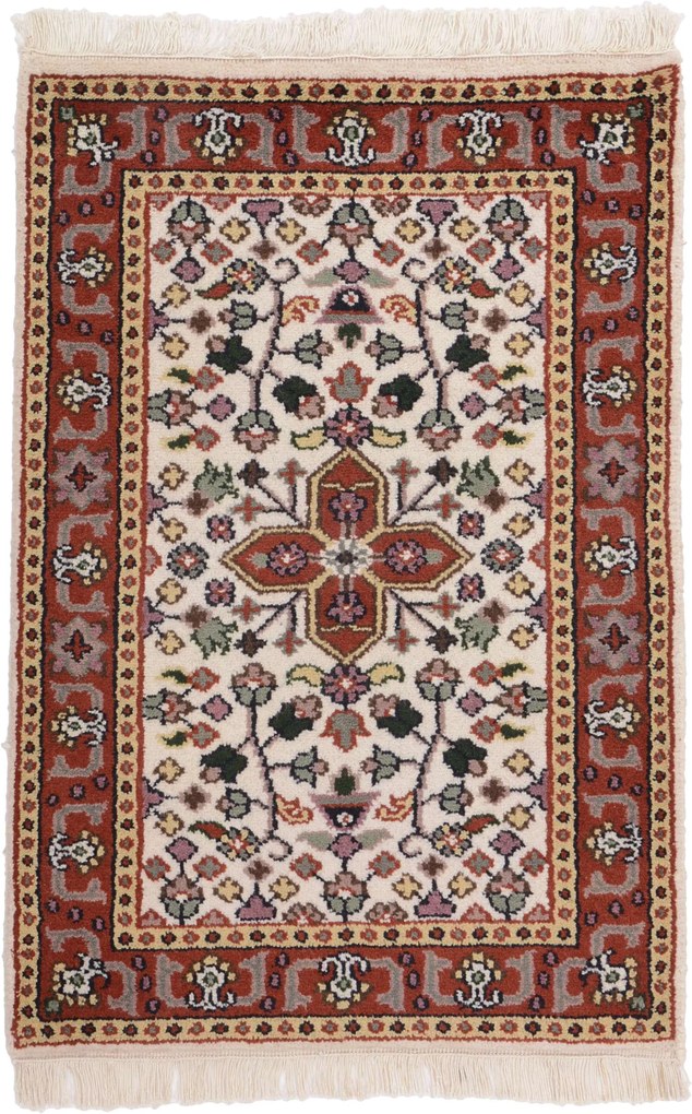 Persian Tappeto 90x60 (Indian) Annodato A Mano