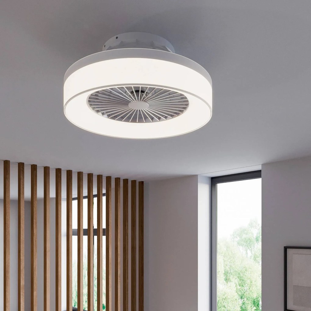 Starluna Circuma ventilatore a pale LED, bianco