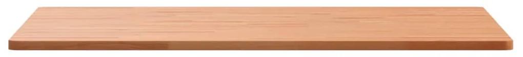 Piano per tavolo 80x80x1,5 cm quadrato legno massello di faggio