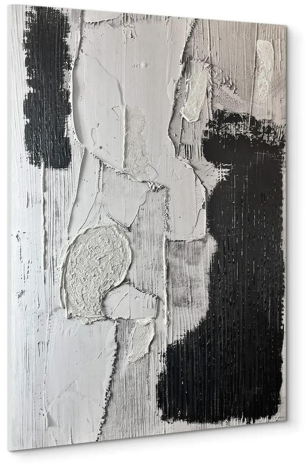 Quadro con elementi dipinti a mano 70x100 cm Touch – Styler