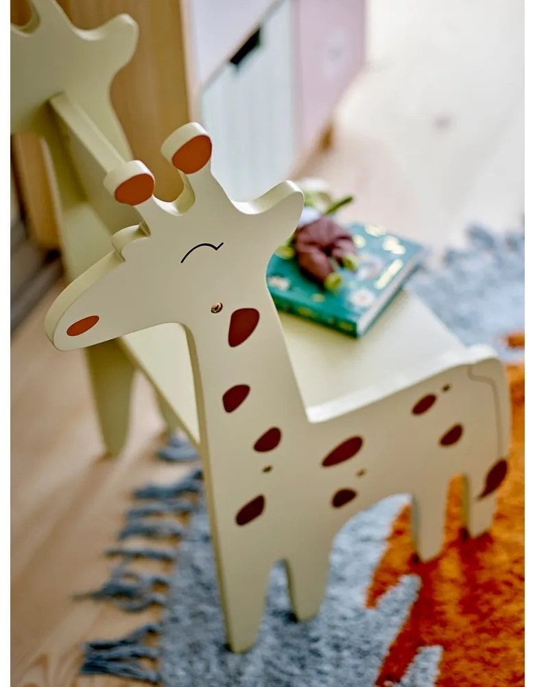 Sedia per bambini beige Ibber – Bloomingville Mini