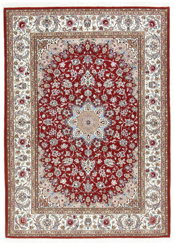 Isfahan Tappeto persiano 130x200 (Iran) Annodato A Mano