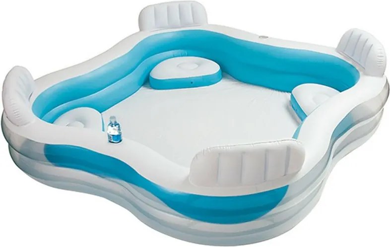 1PZ PISCINA GONFIABILE 'FAMILY FOUR' cm 229 x 229 - H cm 66