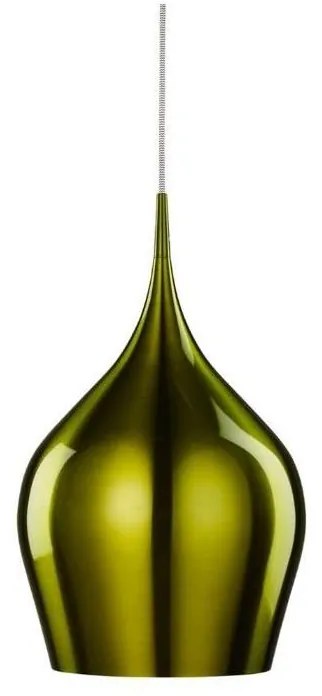 Searchlight 6461-26GR - Lampadario a sospensione con filo VIBRANT 1xE27/60W/230V verde