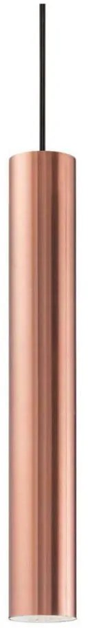 Ideal Lux - Lampada a sospensione LED su cavo LOOK 1x GU10/7W/230V CRI 90 Ø 6 cm, rame