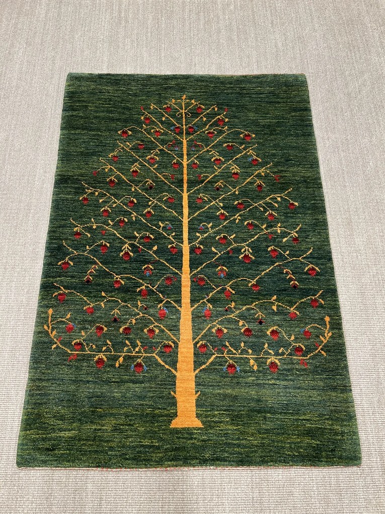 Gashguli Tappeto persiano 130x180 Verde (Iran) Annodato A Mano