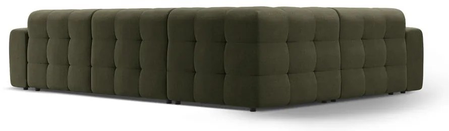 Divano angolare verde (con penisola a sinistra/a L) Kendal – Micadoni