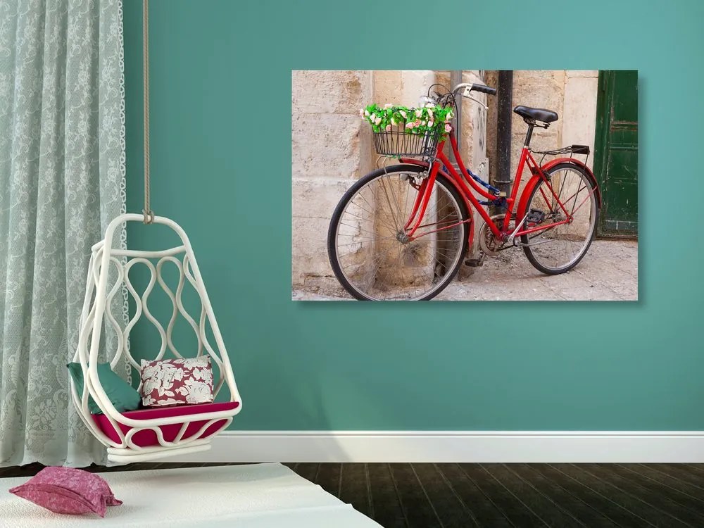 Stampa su tela – Bicicletta rustica