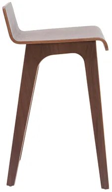 Sedia da bar legno scuro BALTIK