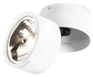 Faretto moderno bianco rotondo orientabile - Go Nine