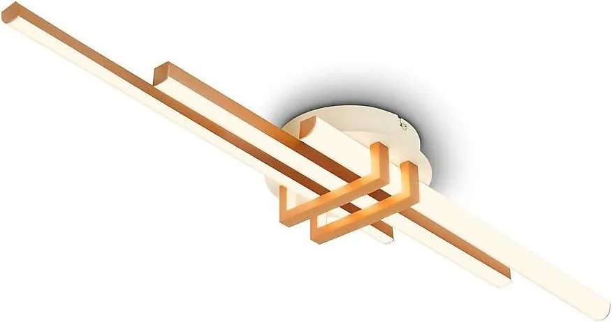 Brilo - Plafoniera LED TINKA LED/21W/230V 3000K finitura rame