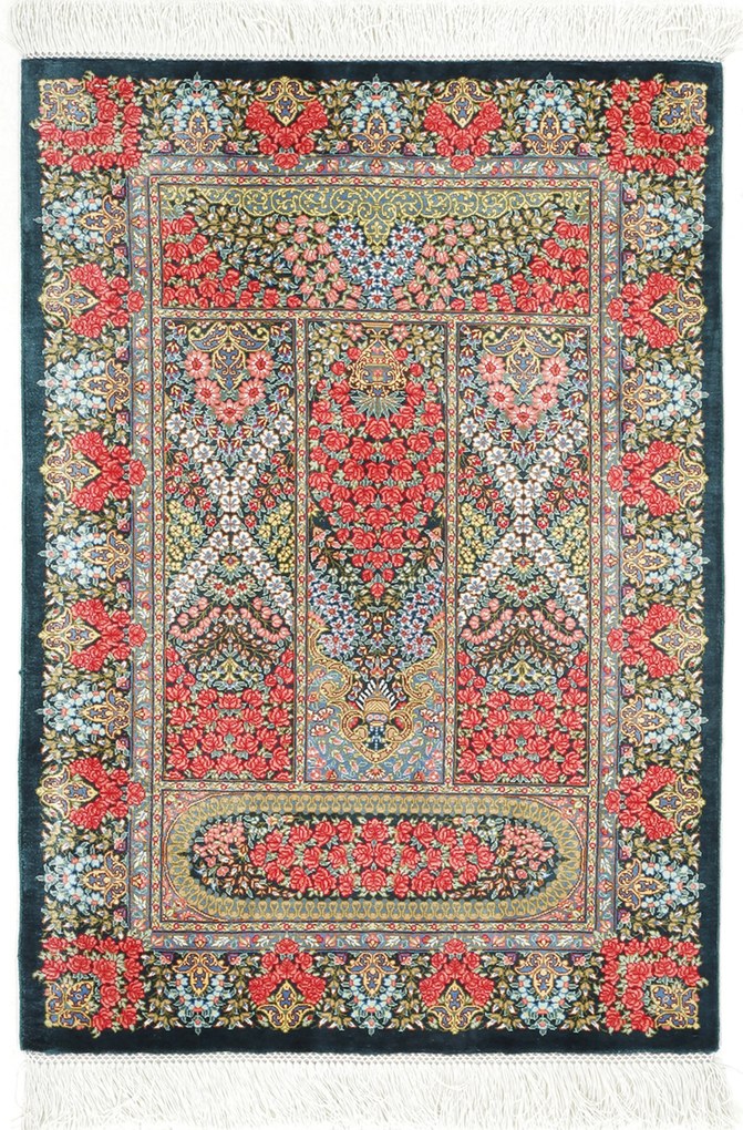 Ghom Tappeto persiano 60x90 (Iran) Annodato A Mano