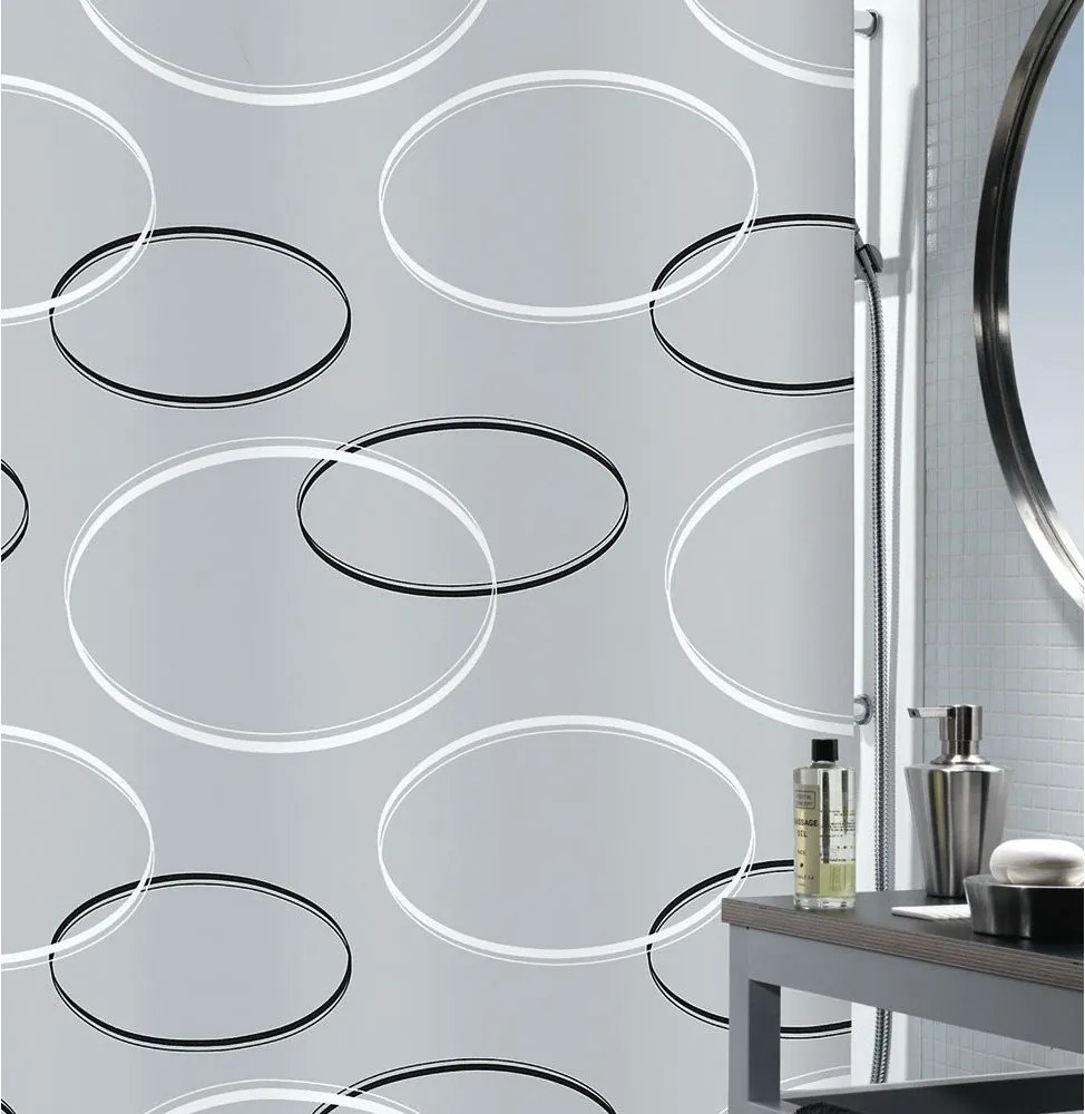 Tenda per doccia 180x200 cm Anello – Spirella