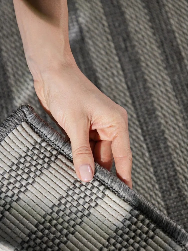 Tappeto da interno/esterno grigio/color crema 160x230 cm Haringey Linley – Ted Baker